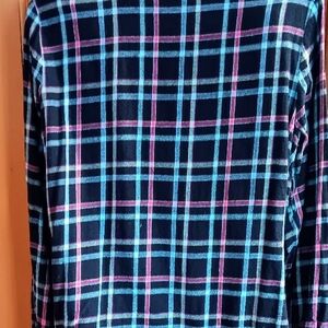 Colorful Plaid Long Sleeve Shirt